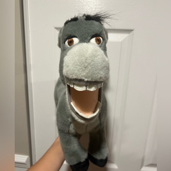 2003 Donkey Plush Universal Studios SHREK 4-D Grey DONKEY Dreamworks Rare - Picture 4 of 8